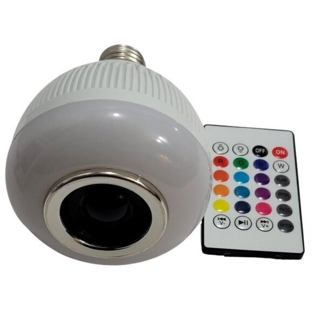 LED Smart Music Light Bulb Bluetooth Speaker with remote control